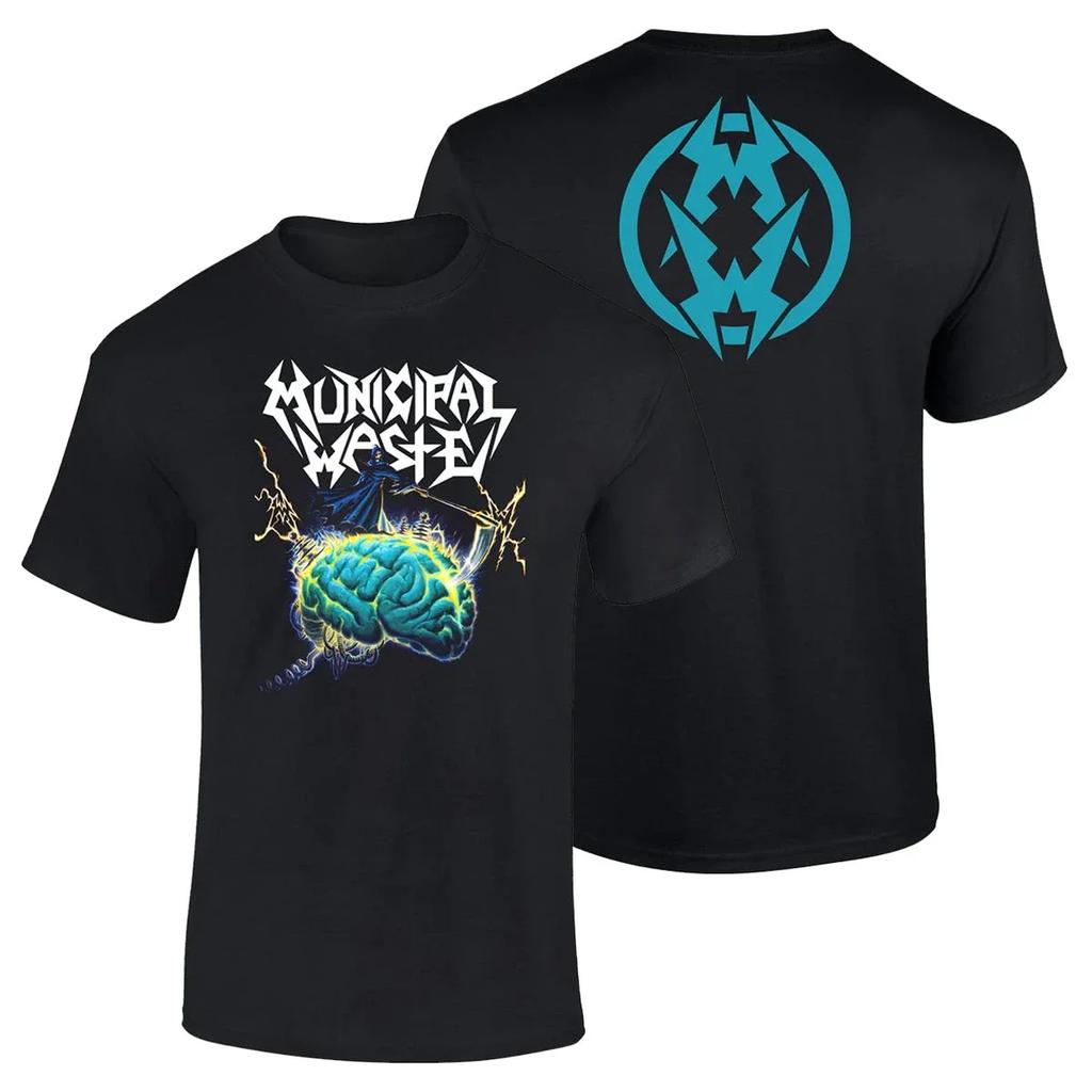 Municipal Waste Thrash Band Graphic Cotton T-shirt Men Women Short Sleeve Print T Shirt Cotton Tops Fashion Brand Summer Tee