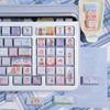 Movie Poetry Line Keycaps Cherry SO PBT Sublimation Classic Movie Theme Keycap 133 keys including 'L' ENTER key and 7U Spacebar