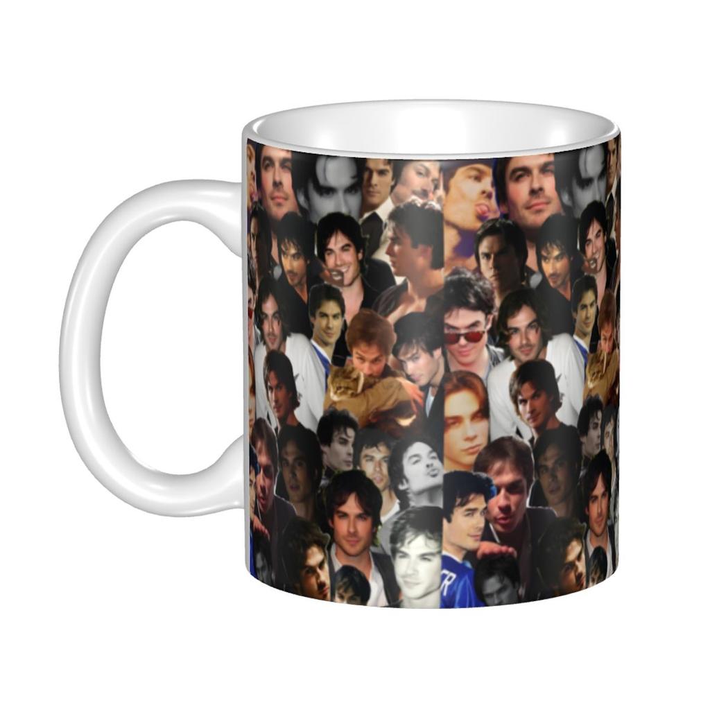 Tasses à café personnalisées The Vampire Diaries DIY Damon Salvatore Tasse à thé au lait en céramique