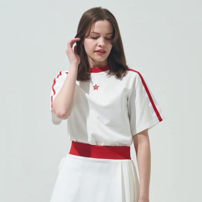 Cropped Short Sleeve Tee Wh