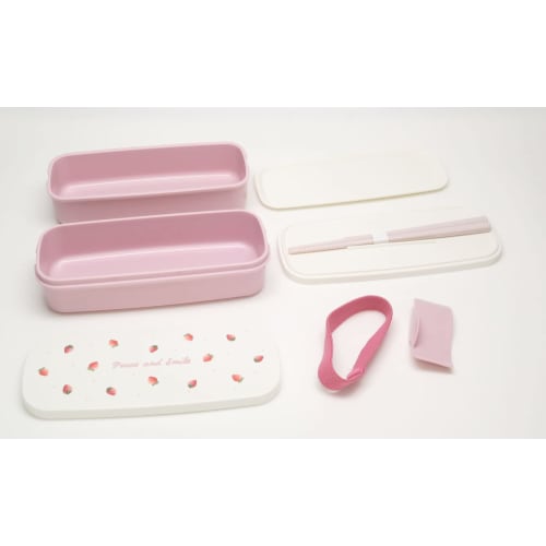 OSK Peace and Smile PW-28K Two-Tier Lunch Box