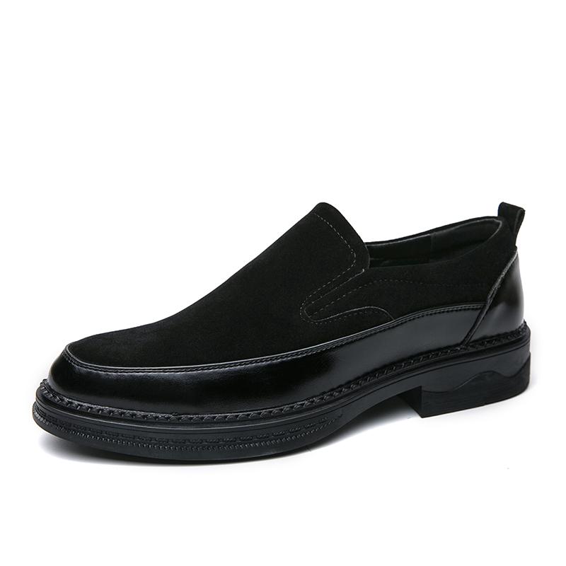

Бренд Модного Дизайнера Мужская Кожаная Повседневная Обувь Универсальная Черная Для Собеседований Поездок Бизнес-Обувь Мужские Лоферы Противоскользящие На Шнуровке 44