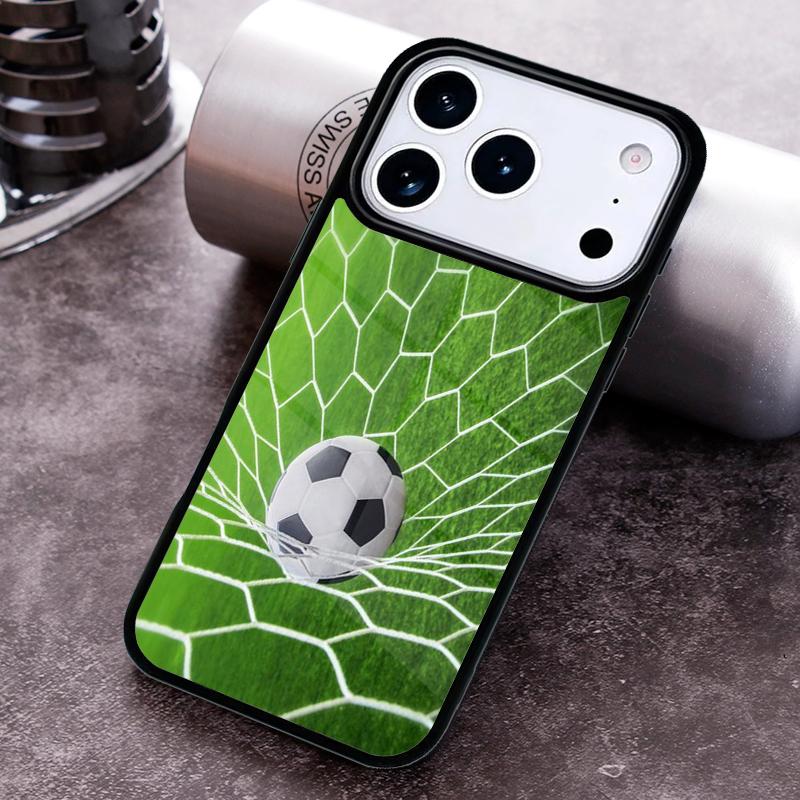 Football Field Phone Case for iPhone 17 16 15 Pro Max Air 14 13 12 11 Plus Shockproof Cover