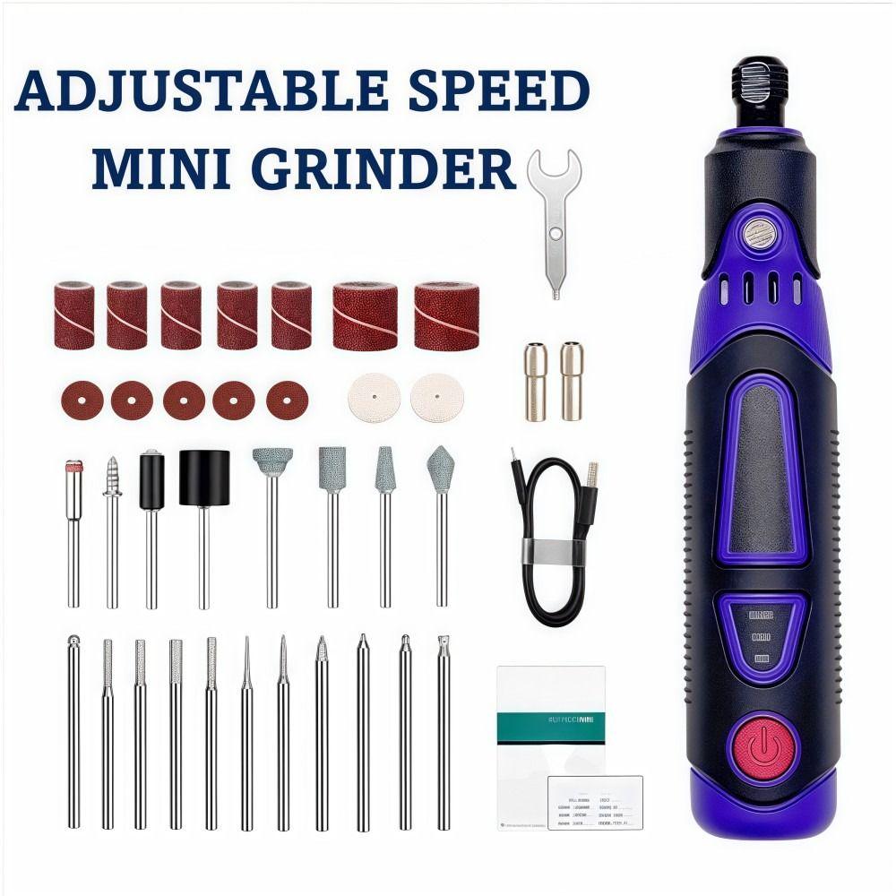 Cordless Power Rotary Tools Set Mini Engraver Tool  Set Rotary Tool Kit  Grinding/polishing/carving