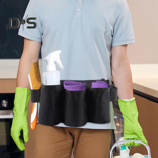 Multifunktionale Hüfttasche, Werkzeuggürtel mit Ablagefächern, Reißverschluss, verstellbares Design, Hüfttragetasche mit Schnellverschluss