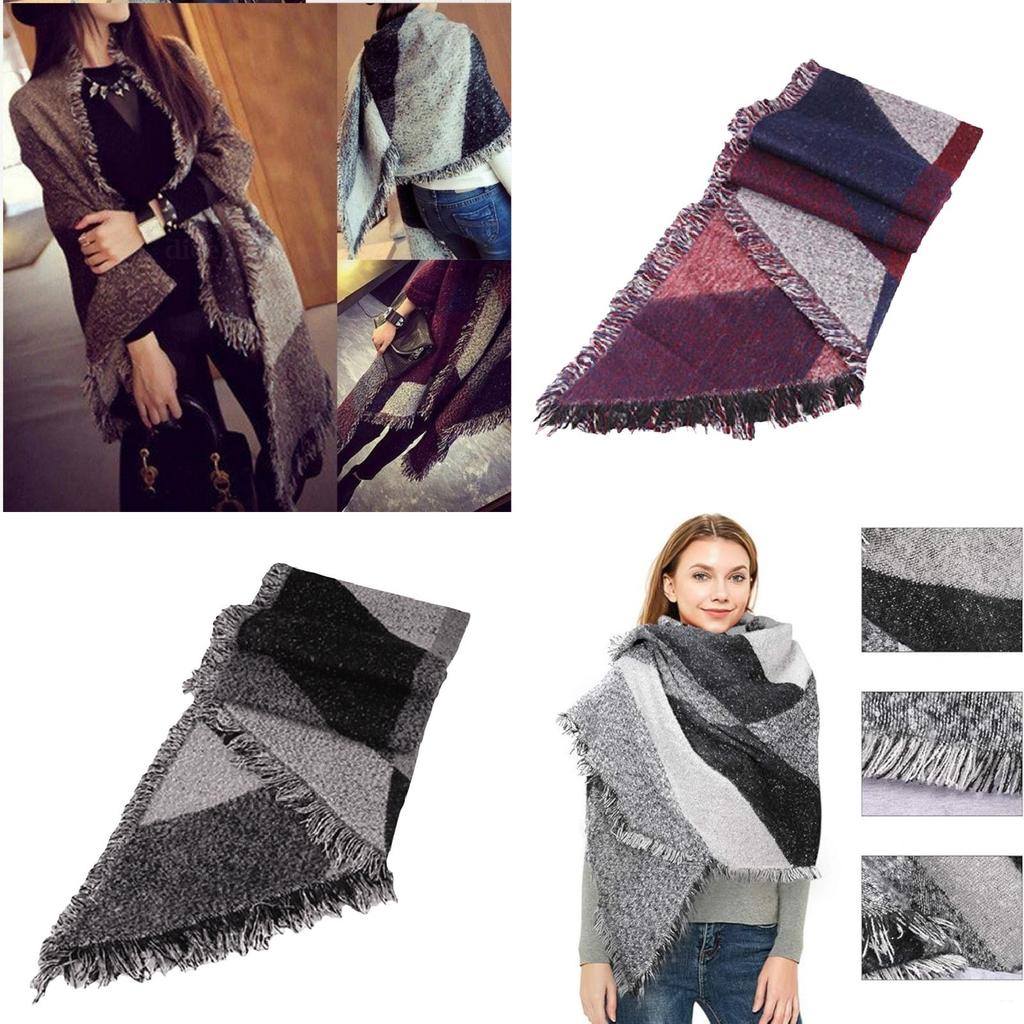 Cozy And Fashionable Women's Cashmere Feel Scarf For Autumn And Winter Warmth