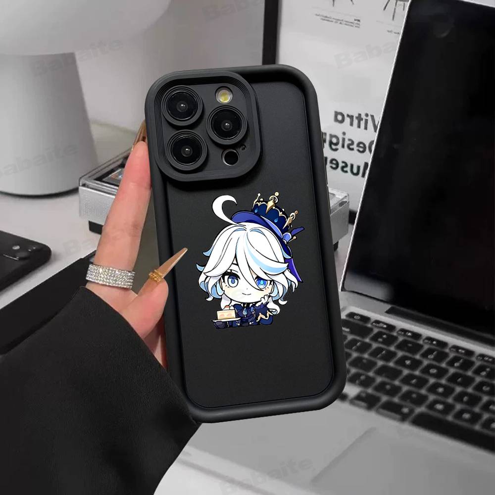 

Anime Genshin Impact Phone Case For IPhone 17 16 15 14 13 12 11 Pro Max Mini Plus Soft TPU Back Cover iPhone 12
