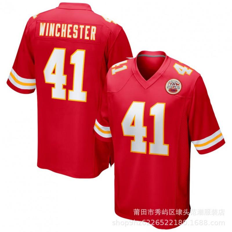 Kansas City Chiefs Football Jersey 15 Mahomes 87 Kelce Embroidered Sports Team Uniform