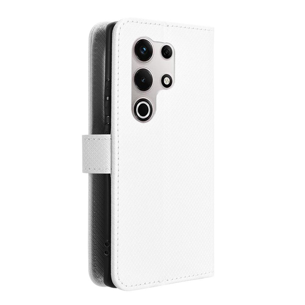 For Itel S25 Ultra Case PU Leather Diamond Texture Wallet Phone Cover