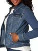 Jaqueta Jeans Feminina Moda Europeia e Americana Slim Fit 2021