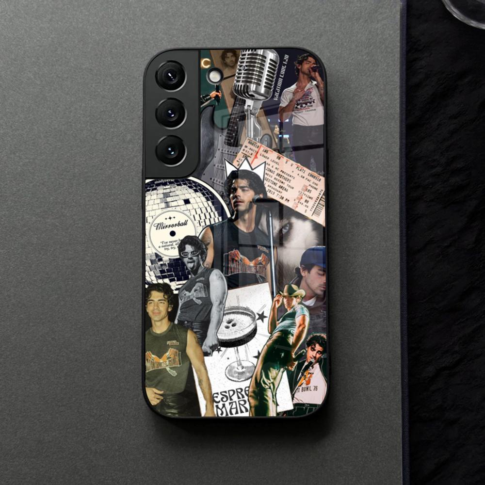 Singer Jonas B-Brothers Phone Case Glass For Samsung Galaxy S26 S21 S25 S22 S20 S24 S23 Ultra Fe Plus A16 A34 A54 A24 Coque