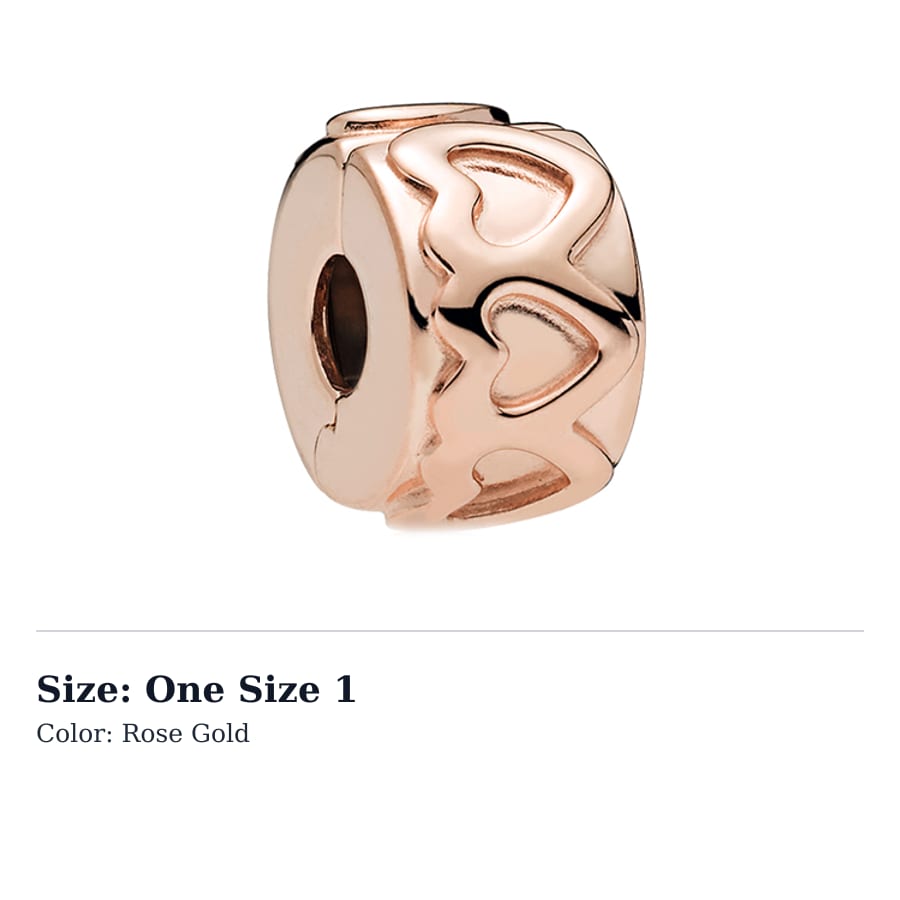 Pandora Clip On Earrings Women's Rose Gold 781978