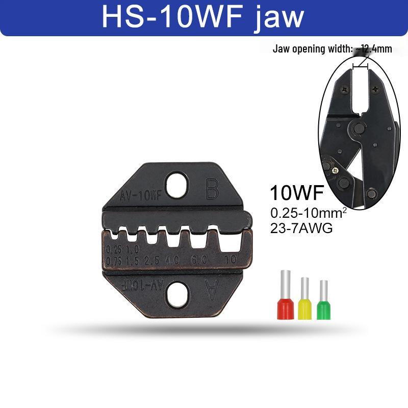 HS High-Precision Ratchet Crimping Pliers for Pin, Bare, and Pre-insulated Terminals