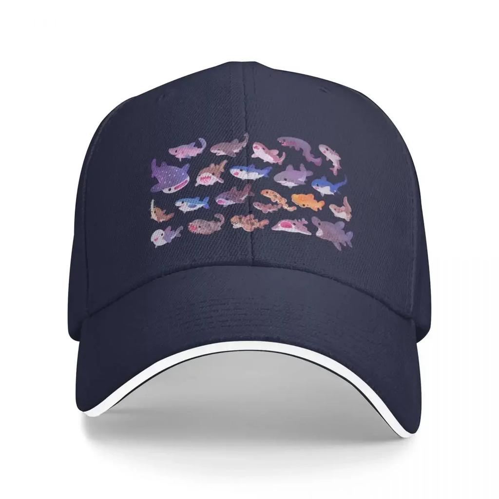 Shark Day Cap Fashion Casual Baseball Caps Adjustable Hat Hip Hop Summer Unisex Baseball Hats Customizable Polychromatic
