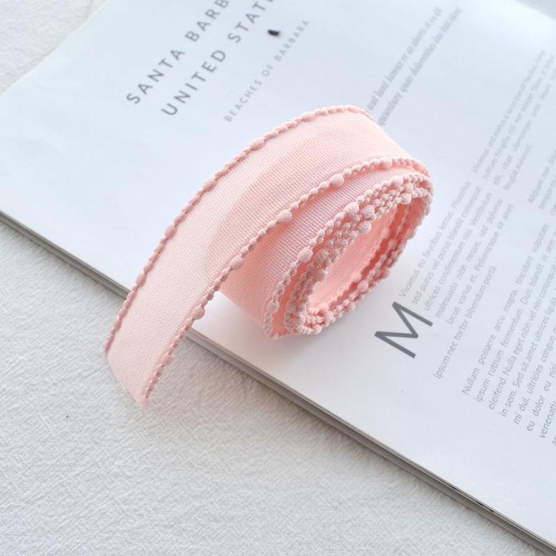 

25-миллиметровая пружинная марля с барабанным краем для самодельных украшений, бантов для волос и аксессуаров