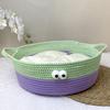Woven Cat Nest Pet Nest Four Seasons Universal Scratch Resistant Bite Washable Summer Cool Nest Cat Bed