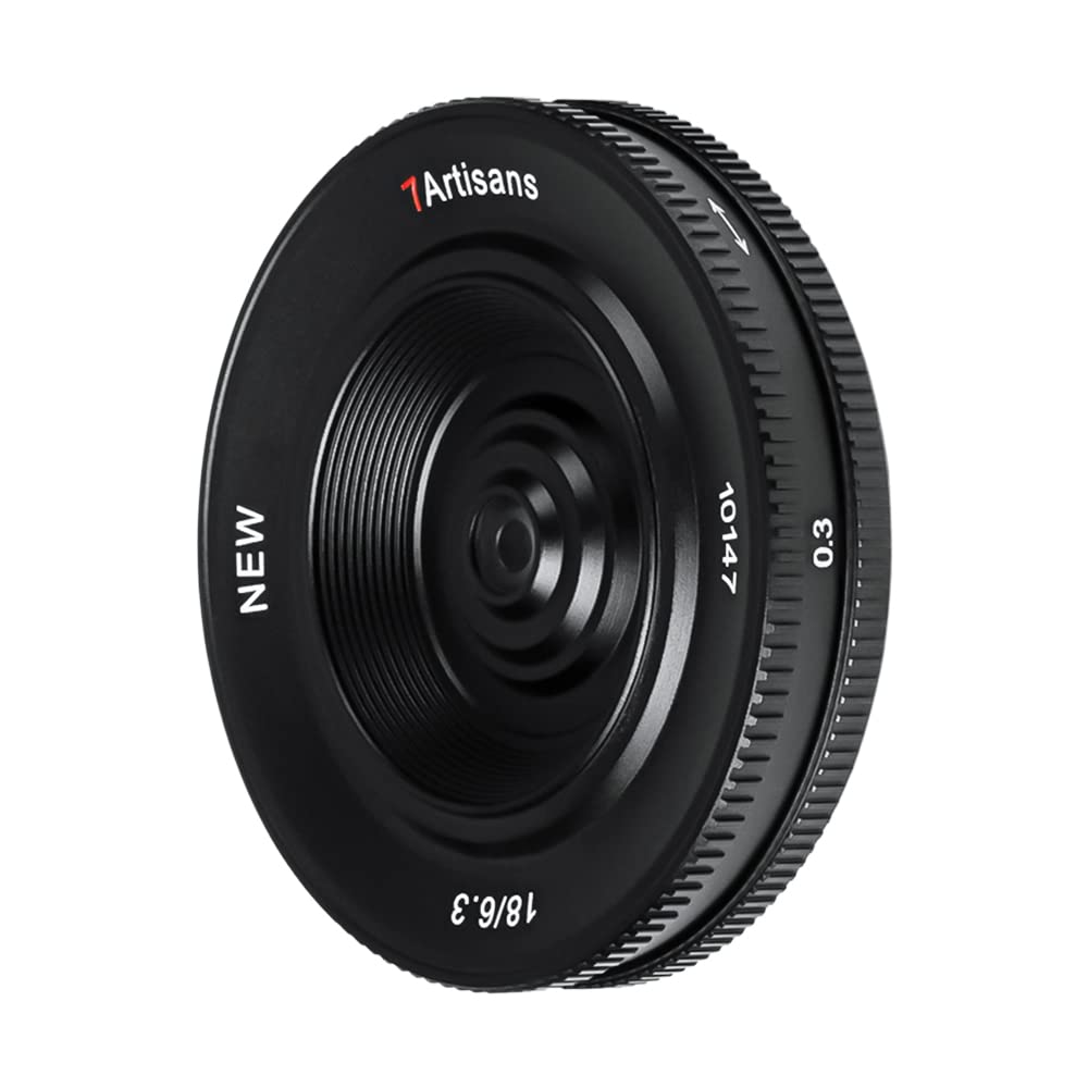 

7artisans 18mm F6.3 II Pancake Lens, Wide-Angle, Compact and Lightweight, APS-C Manual (Fuji X Mount)