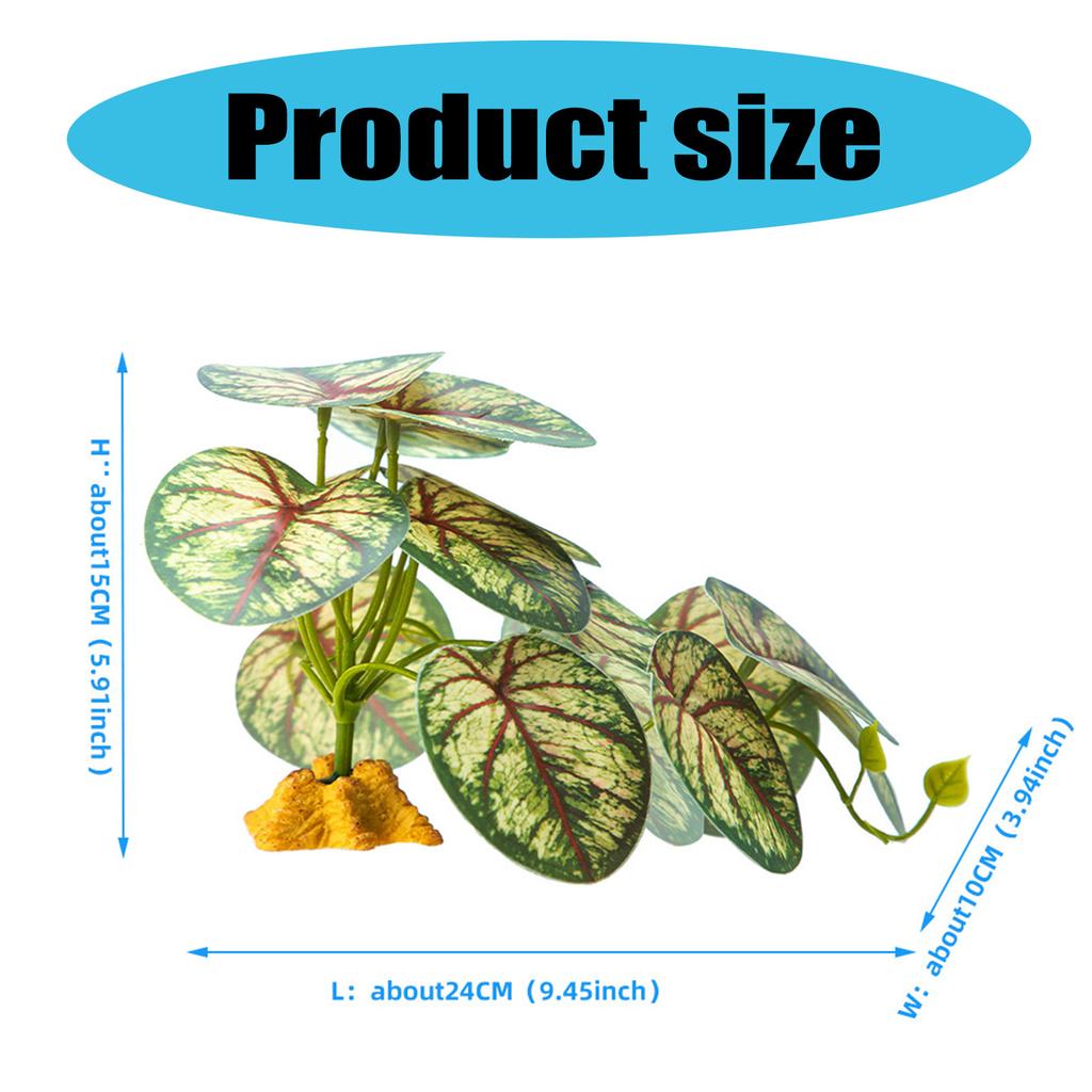 Akvária Plazi Lezecká tráva Terarijní rostlina Akvária Dekorace Terárium pro Obojživelníky Ještěrky Had