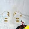 Gold Iron Candle Holder Exquisite Desktop Tealight Holder  Wedding Props