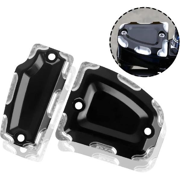 Master Cylinder Covers Front Replacement for Indian Scout/Scout Sixty Bobber 2016-2023 CNC Aluminum Brake Fluid Reservoir Cap Cover Accessories Parts
