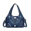 Vintage Large Capacity Washed Leather Women Shoulder Crossbody Bags Luxury Girl Tote Bag High Quality Female Handbags Sac A Main