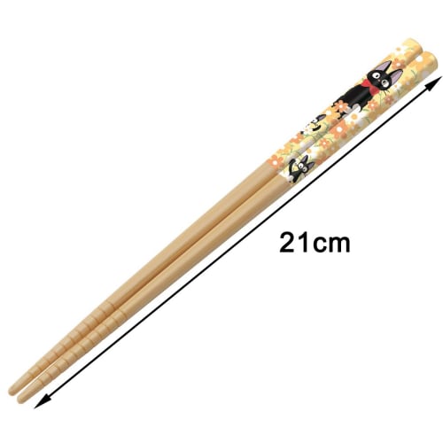 Skater Bamboo Safety Chopsticks 21cm Chopsticks Kiki's Delivery Service Jiji Kohana Ghibli ANT4