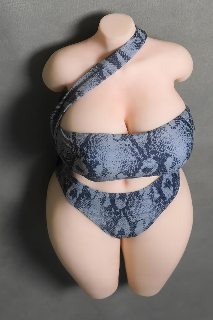 HANIDOLL Real Doll Love Doll Half Body Životní velikost Velká masturbátor Velká prsa Želé hrudník TPE kovová kostra 2 otvory Opakované použití 18 kg M98