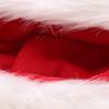 Yousheng Long Santa Hats for Adult Children Unisex Plush Christmas Hat with Fluffy White Fur Trim for Winter Christmas New Year Party