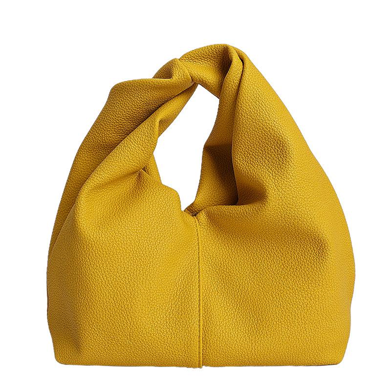 Weiche PU Hobo-Tasche für Damen Schlaffe Tote mit Henkel Kleine Umhängetasche für den täglichen Gebrauch
