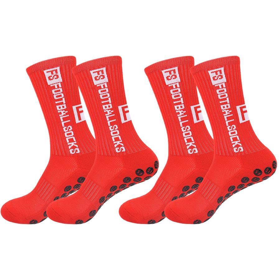 2Pairs Grip Socks Designed for Men and Women  Football Basketball Baseball Rugby Soccer Exercise Athletic Socks