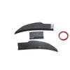 Car Rear Trunk Spoiler Lip Roof Tail Wing Carbon Fiber Adjustable For Car Sedan