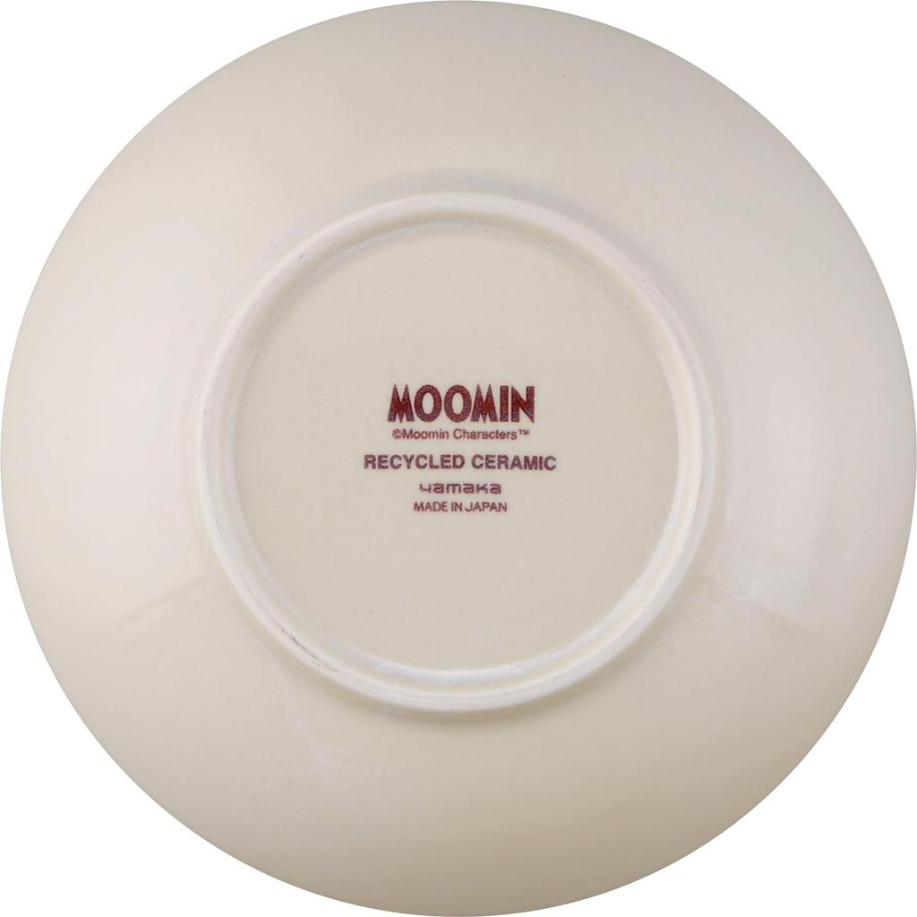 Moomin Salad Cereal and Plate Trio 17cm Diameter X PeriA Gift Perfect for or As a Made In Product Bowl, Bowl, (3-Piece Set) Approx. 4.5cm Deep. Set.