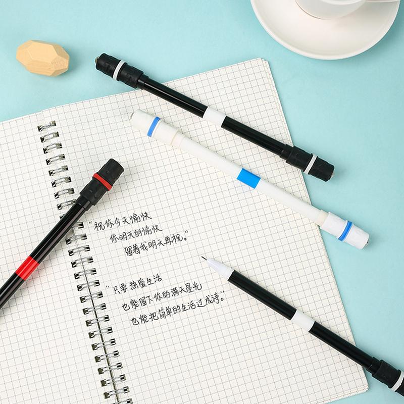 1Pcs Creative Spinning Pen Finger Pen Spinner Toy Adult Kids Stress Relieve Rotating Gel Pens Anti-Slip Hand Spinner Student Stationary