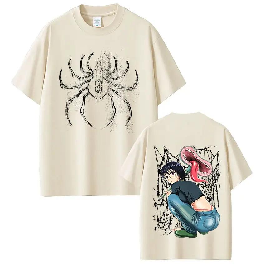 Customization Anime Hunter X Hunter Shizuku Spider Troupe Phantom T Shirt Unisex Unisex Clothing Fashion Harajuku Tshirt Oversized