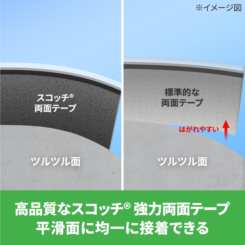 3M Scotch for General 20mm 10m Double-Sided Tape, Strong, Materials, Metal, Wood, Wide, Long, KH-20R