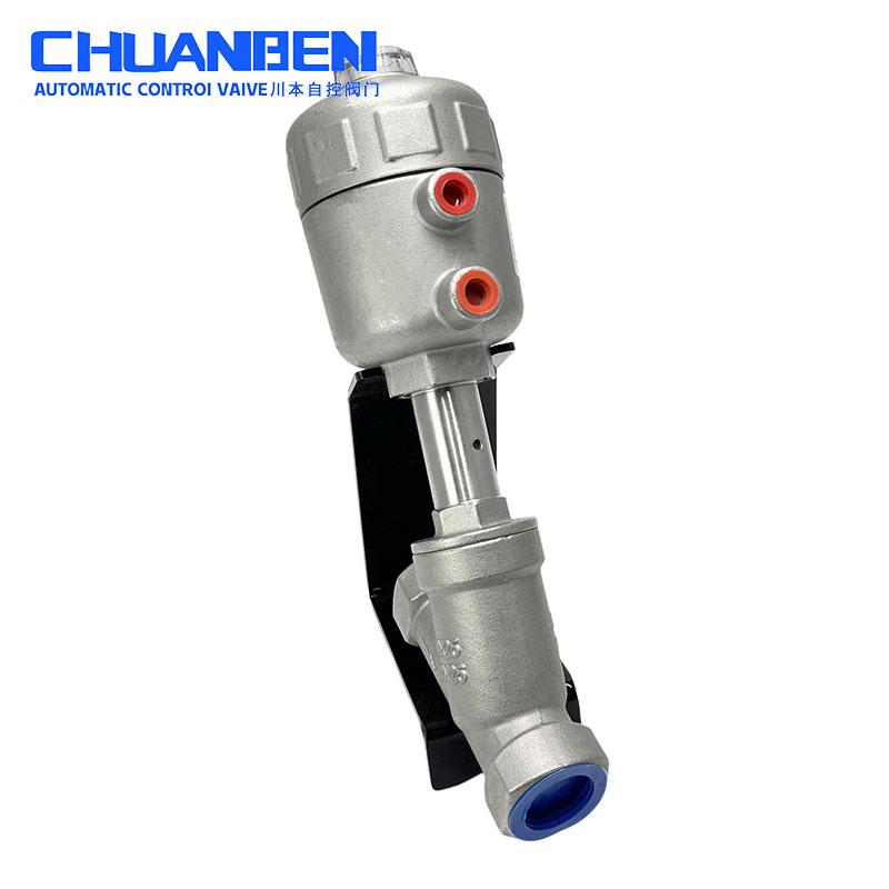 Stainless Steel Pneumatic Actuator for Angle Seat Valve ISO Standard 1.6MPa Pressure Water Applications