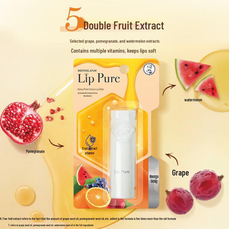 MENTHOLATUM Honey Repair Lip Balm - Orange Scent