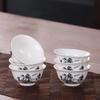 6Pcs/set Hand-painted Landscape Painting Teacup Chinese Teaware Supplies Handmade Boutique Master Cup Tea Ceremony Accessories