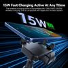 UYUXIO Air Vent Car Phone Holder Manual Clamp Wireless Car Charger 15W Fast Charging Adapter for iPhone Samsung Android Phones