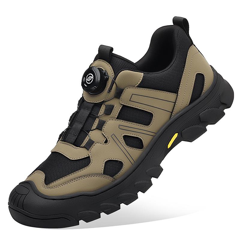 

Man Hiking Shoes Fashion Knob Comfortable Lightweight Camping Shoes Walking Jogging Breathable Male Outdoor Fitness Sports Shoes 38 хаки