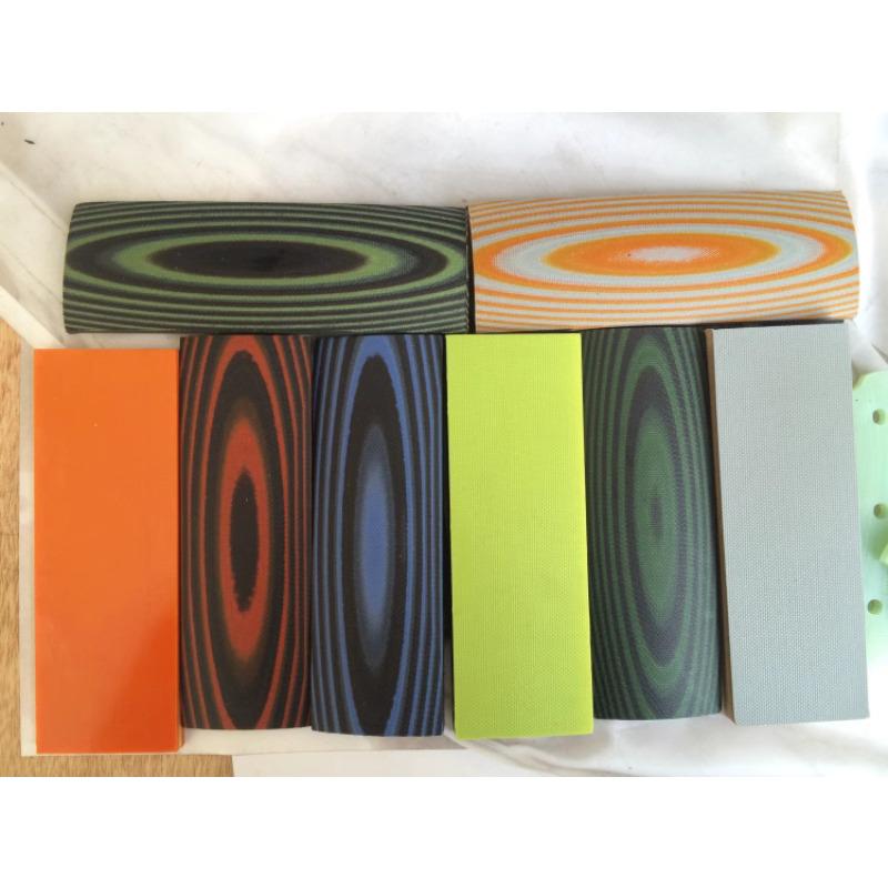 1pieces DIY Knife Making Handle Material Black/Tan/Green G10 Patch Material