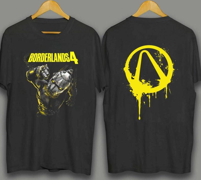 Borderlands 4 Cover Art Unisex T-Shirt Exclusive 2 Sides S-5XL XXXXL