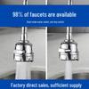 Universal Rotating Kitchen Faucet Extender with Water Saver and Anti-Splash Aerator