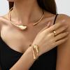 Bracelet INS Minimalist Irregular Wave Jewelry Metal Glossy Bracelet Ladies Jewelry
