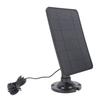 10W 5V Solar Panel for Wireless Outdoor Security Camera IP65 Waterproof Monocrystalline Silicon Solar Charger Type C Black
