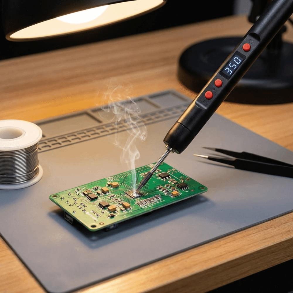 25W Power USB Soldering Iron Lithium Battery Solder Set Adjustable Soldering Iron  Outdoor Repair