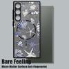 Magnetic Phone Case For Samsung Galaxy S25 Edge S24 S23 Ultra S22 Plus S21 S20 S24 FE For Magsafe Sea Turtles Whales Matte Cover
