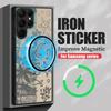 Magnetic For Magsafe Case For Samsung Galaxy S26 Ultra S25 Edge S24 S23 S22 Plus S21 FE Red Shark Jellyfish Pattern Hybrid Matte Cover