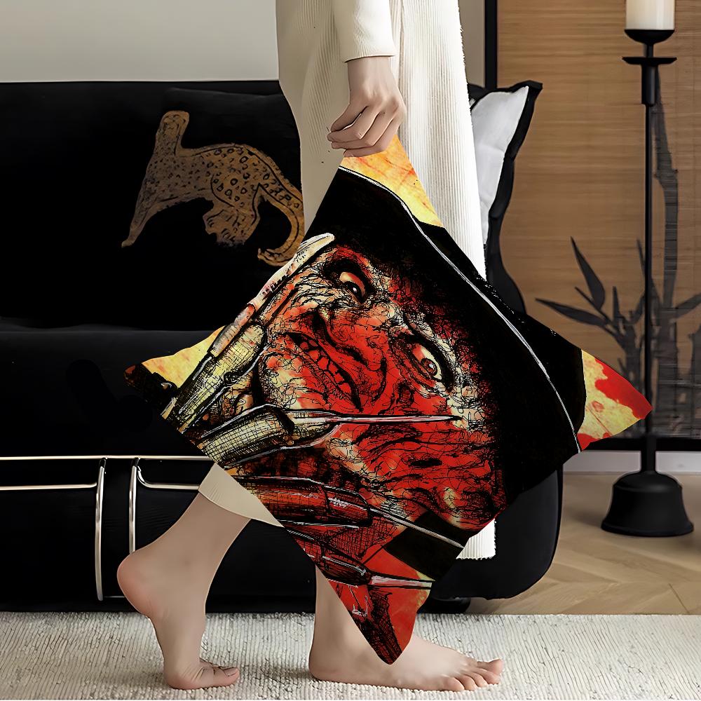 F-Freddy K-Krueger Movie Pillowcase toon Gift Cushion Cover Bedroom Home Sofa Chair Seat Decor pillow case