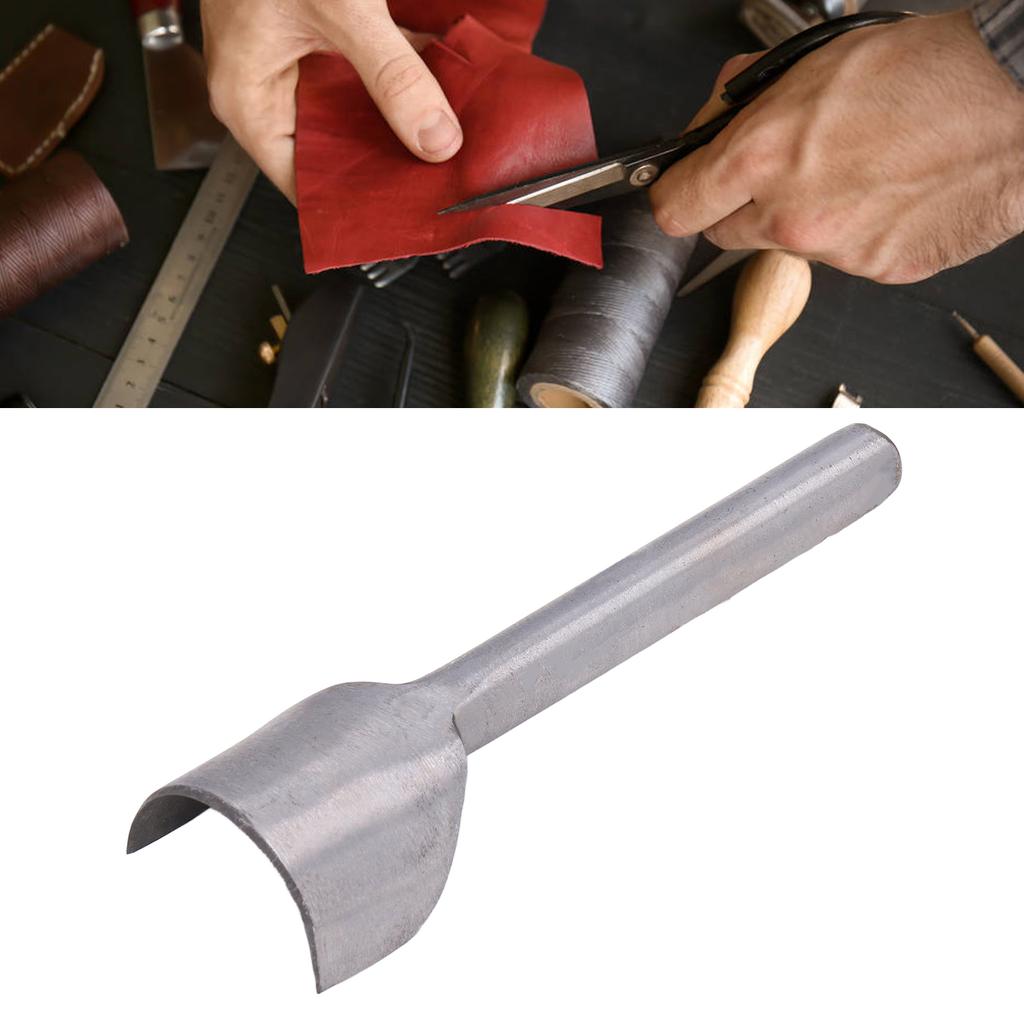 Half Round Cutter Punch Tool Steel Arc Shaped Belt End Punches for Leather Craft Handwork